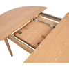 Home4You Valgomojo stalas TROYES D100+32xH75cm, ąžuolinis