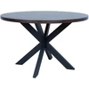 Home4You Dining table VANCOUVER D120xH75cm, juodas smoky oak