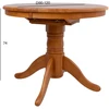 Home4You Valgomojo stalas MIX &amp; MATCH D90+30xH74 cm