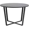 Black Red White Home4You Valgomojo stalas AMBLE D110xh75cm, juodas marmuras Stalas (MT_ACT/STO_GOSOL_110X75-BLACK)