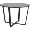 Black Red White Home4You Valgomojo stalas AMBLE D110xh75cm, juodas marmuras Stalas (MT_ACT/STO_GOSOL_110X75-BLACK)