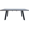Fotelis Home4You Valgomojo stalas BRIGIT 159/198x84,5xh77cm, betonas
