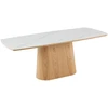 Fotelis Home4You Valgomojo stalas CHASE 200x90x76 cm