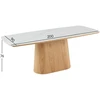 Fotelis Home4You Valgomasis stalas CHASE 200x90xH76cm