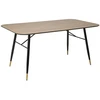 Fotelis Home4You Valgomojo stalas FLORA 160x90xH77cm