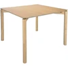 Fotelis Home4You Valgomojo stalas GARDENIA 90x90xH75cm Ąžuolo