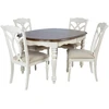 Home4You Valgomojo stalas LILY, 106,5x137-182x76
