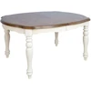 Home4You Valgomojo stalas LILY 137/182×106,5xH76cm, ąžuolas