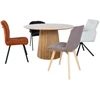 Home4You Valgomasis stalas MILANI D120xH75cm Ąžuolas