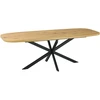 Home4You Valgomojo stalas RAMONA 180/220x90xH75cm, šviesios medienos