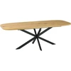 Home4You Valgomojo stalas RAMONA 180/220x90xH75cm Šviesus medis
