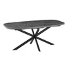 Home4You Valgomojo stalas RAMONA 180/220x90xH75cm Pilkas