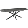 Home4You Valgomojo stalas RAMONA 180/220x90xH75cm Pilkas