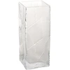 Home4You Vaza ZANA 10x10xH25cm, skaidrus stiklas