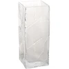 Home4You Vaza ZANA 10x10xH25cm, skaidrus stiklas