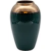 Home4You Vaza „TITAN STONE“, D17xH27 cm, tamsiai žalia