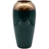 Home4You Vaza „TITAN STONE“, D17 x H33 cm, tamsiai žalia