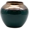 Home4You Vase TITAN STONE D20xH18cm, dark žalias