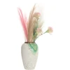 Home4You Keraminė vaza TITAN STONE H32cm, žalios/baltos tekstūros