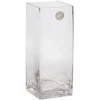 Home4You Vaza IN HOME, 10x10x25 cm, skaidrus stiklas,