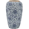 Home4You Vaza „TITAN STONE“, D17 x H27 cm, mėlyna gėlė
