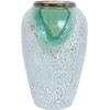 Home4You Keraminė vaza TITAN STONE H27cm, žalios/baltos tekstūros