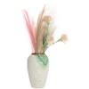Home4You Keraminė vaza TITAN STONE H27cm, žalios/baltos tekstūros