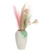 Home4You Keraminė vaza TITAN STONE H27cm, žalia/balta tekstūra