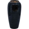 Home4You Vaza „TITAN STONE“, D17 x H32 cm, juoda/pilka