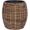 Home4You Gėlių vazonas WICKER D20xH20cm, šviesiai ruda