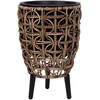 Home4You Sodinukas WICKER 21x21xH32cm, rudos spalvos