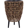 Home4You Vazonas WICKER 28x28xH42cm, rudas