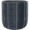 Home4You Vazonas pintas D35xh36cm, melsvai juoda