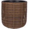 Home4You Vazonas WICKER D35xH36cm, rudas