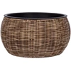 Home4You Gėlių vazonas WICKER D37xH19cm, šviesiai ruda