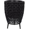 Home4You Sodinukas WICKER 38x38xH54cm, juodas