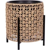 Home4You Vazonas WICKER su stovu 39x39xA42cm, šviesiai rudas