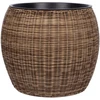 Home4You Gėlių vazonas WICKER D48xH40cm, šviesiai ruda