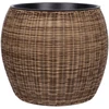 Home4You Gėlių vazonas WICKER D48xH40cm, šviesiai ruda