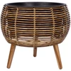Home4You Vazonas WICKER 48x48xA43cm, šviesiai rudas