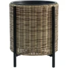 Home4You Sėjamoji WICKER su stovu D39xH45cm, šviesiai ruda
