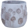 Home4You Gėlių vazonas „SUNNY FLORE“, D 23,5 x H 21 cm, baltas