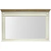 Home4You Veidrodis SAMIRA, 107x4,5x70 cm, spalva: sendinta balta, ruda