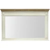 Home4You Veidrodis SAMIRA, 107x4,5x70 cm, spalva: sendinta balta, ruda