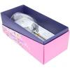 Home4You Mėlyna Vyno taurė FLOW "Beautiful Mum" H23,7cm 450ml, skaidrus stiklas, mėlyna dėžutė