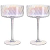 Home4You Vyno taurės DOLCE 2 vnt., H17cm, skaidrios