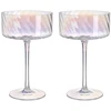 Home4You Vyno taurės DOLCE 2 vnt., H17cm, skaidrios