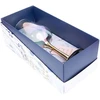 Home4You Mėlyna Vyno taurė FLOW "Super Dad" H21,2cm 450ml, skaidrus stiklas, mėlyna dėžutė