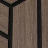 Homestyle4U Akustinės plokštės, šešiakampės korio formos 3D sienų plokštės, 30x26x2 cm, rudos