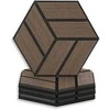 Homestyle4U Akustinės plokštės, 30x26x2 cm, rudos